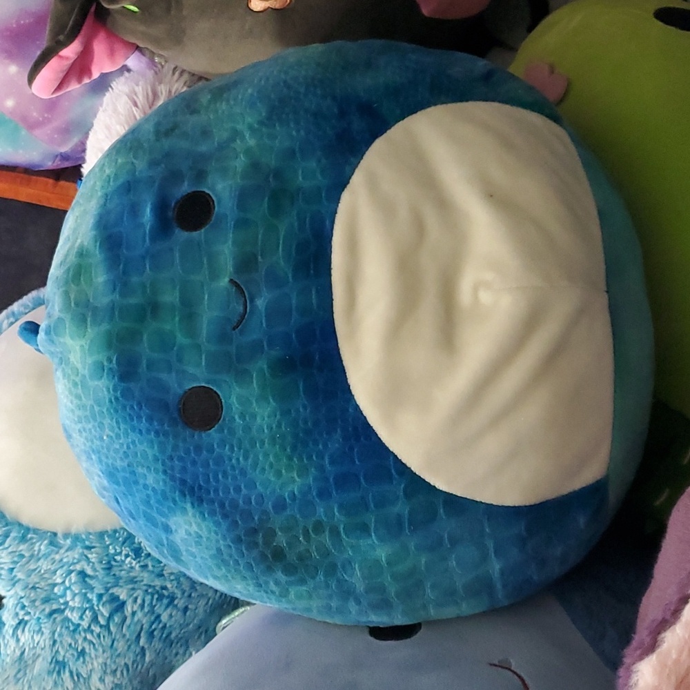 12" Damien the Blue Dinosaur Squishmallow